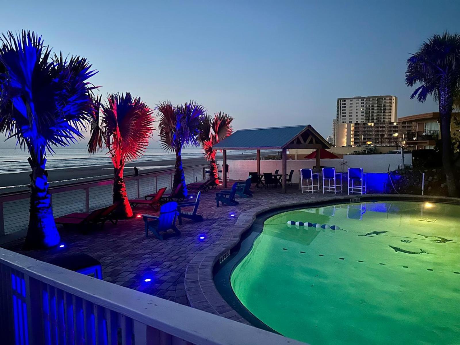 Flamingo Inn Beachfront - Daytona Beach Exterior foto